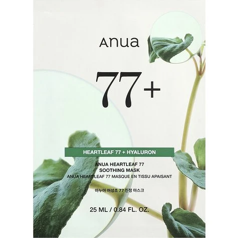 Anua Heartleaf 77% Soothing Sheet Mask - Mascarilla Calmante