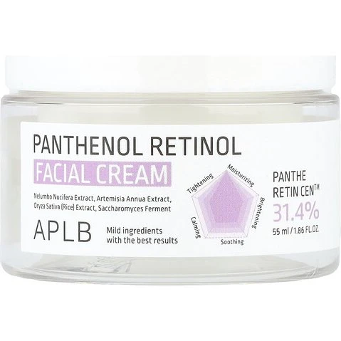 APLB Crema Facial Panthenol Retinol - Hidratación y Elasticidad