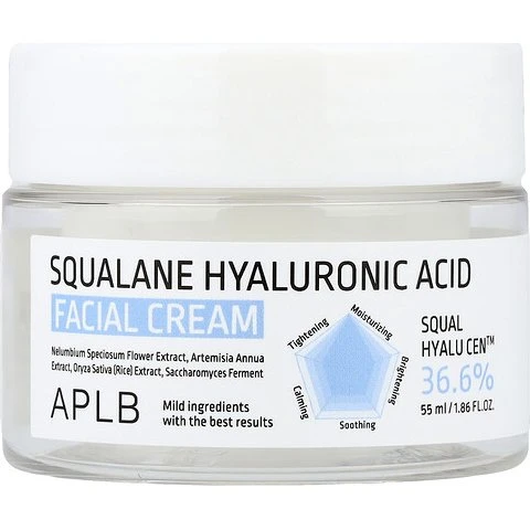 APLB Crema Facial Squalane Hyaluronic Acid con Hyalu Cen™