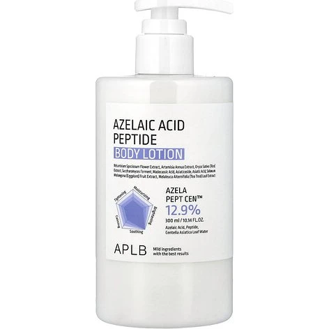 APLB Loción Corporal con Péptidos de Ácido Azelaico, 300 ml