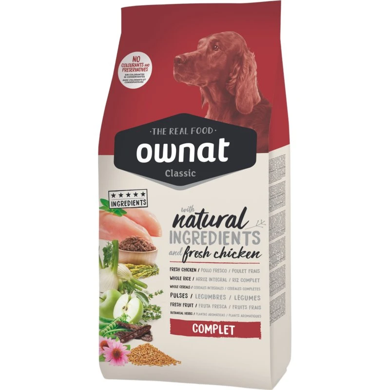 Ownat Classic Complet Pienso para Perros Adultos 12kg