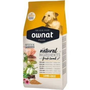 Ownat Classic Lamb & Rice Pienso para Perros Adultos 12 kg