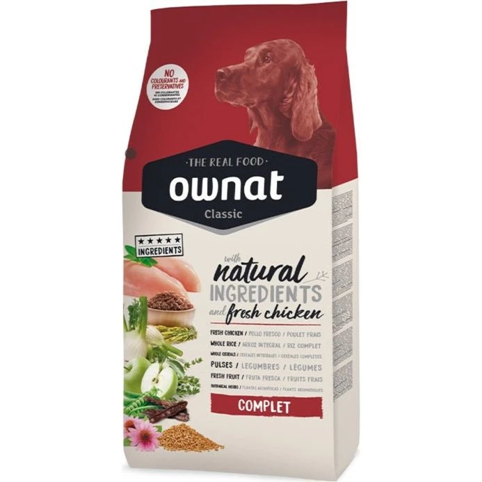 Ownat Classic Complet Pienso para Perros Adultos 20 Kg