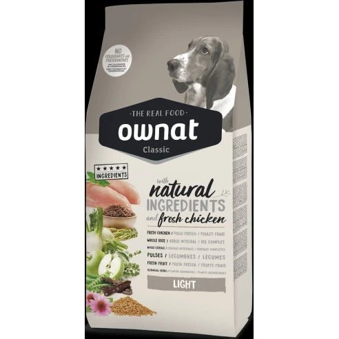 Ownat Classic Light 4 Kg Pienso para Perros Adultos