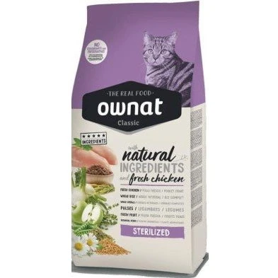 Ownat Cat Classic Sterilized 15 Kg - Comida para Gatos Esterilizados