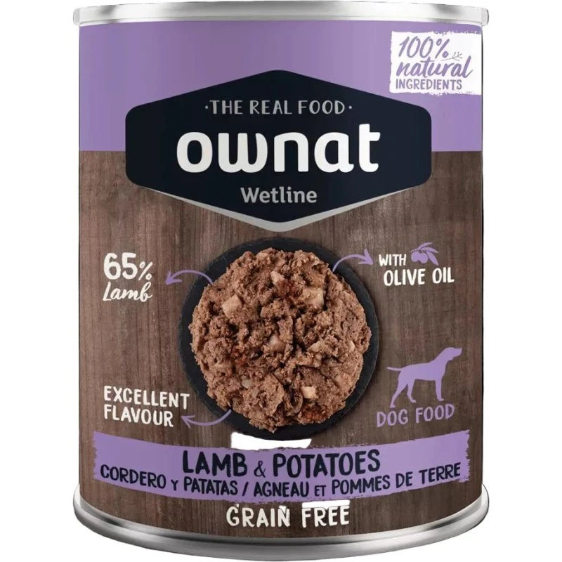 Ownat Wetline Cordero con Patatas 395g