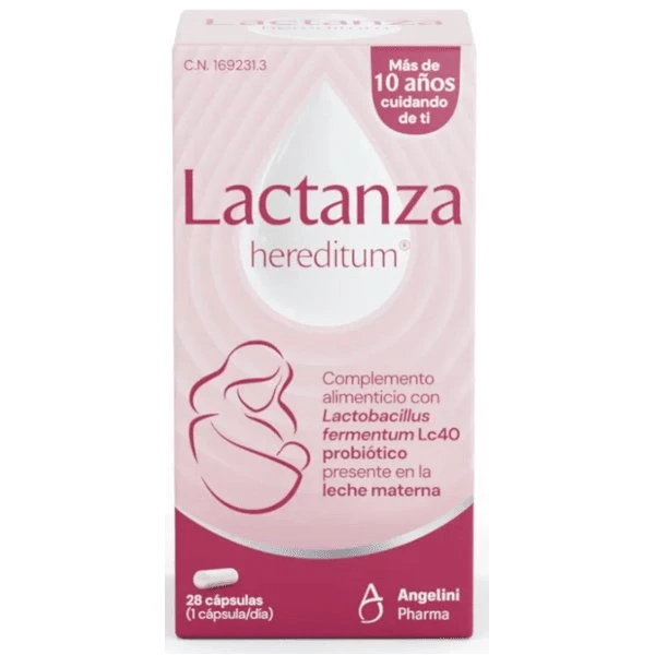 LACTANZA Hereditum 28 Cápsulas - Lactobacillus fermentum Lc40