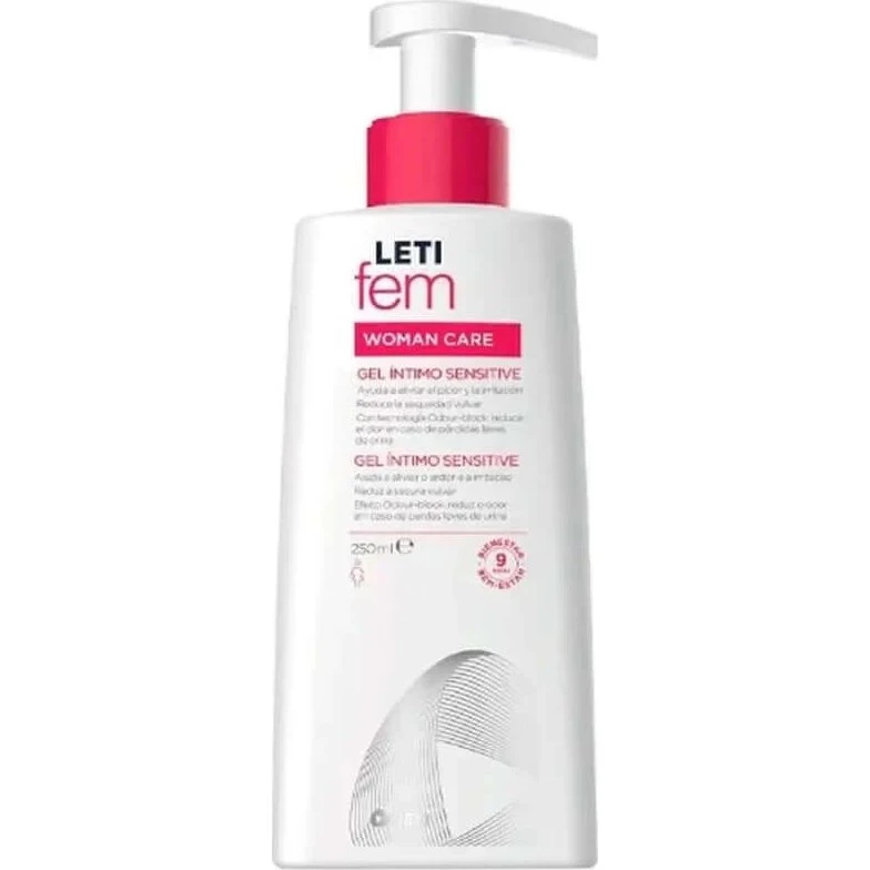 Letifem Gel Sensitive 250 ml para Higiene Íntima