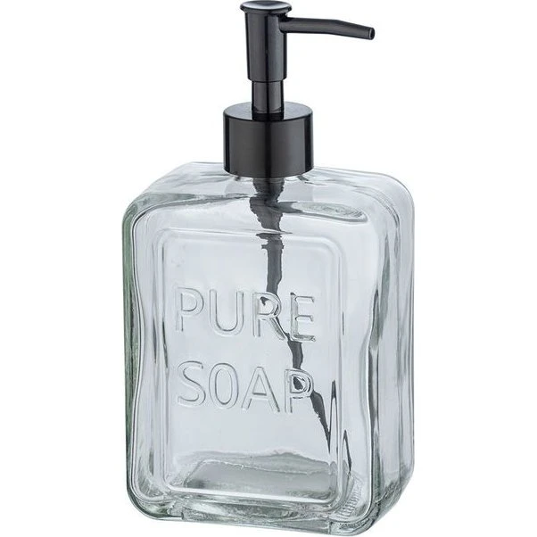 Wenko Pure Soap Dosificador Vidrio 550 ml Transparente