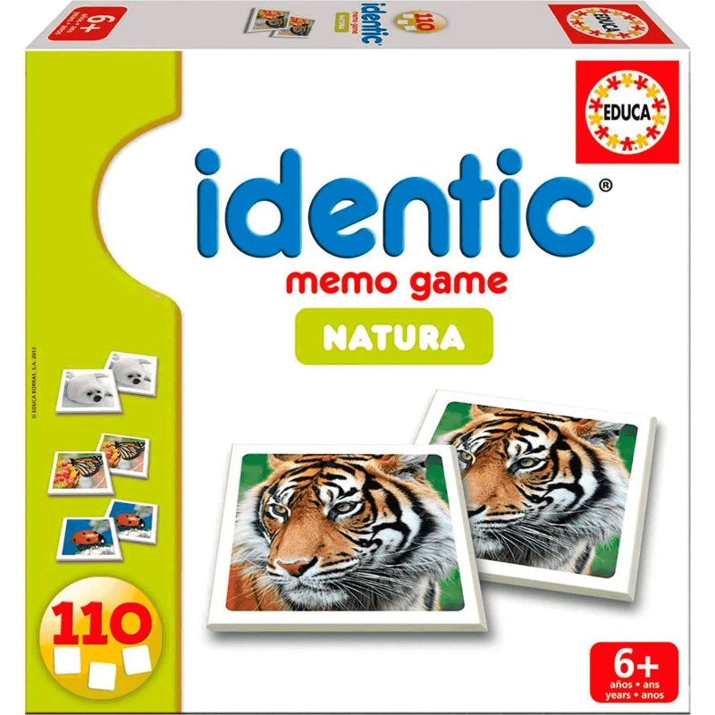 Educa Borrás Identic Natura - 110 Cartas