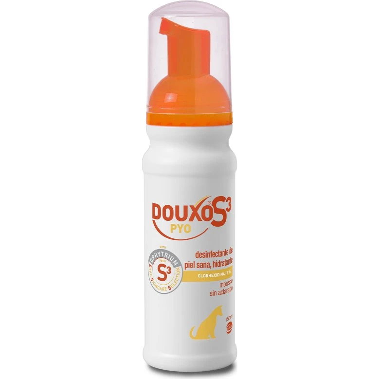 Douxo S3 Pyo Mousse Desinfectante para Perros y Gatos 150 ml