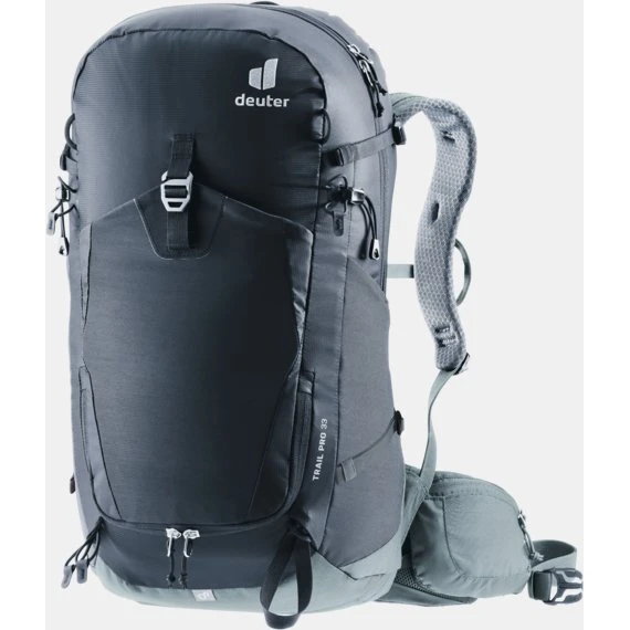 Deuter Trail Pro 33 Mochila Senderismo y Vía Ferrata Black-Shale