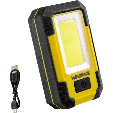 WOLFPACK Linterna LED 500 Lúmenes con Powerbank e Imán