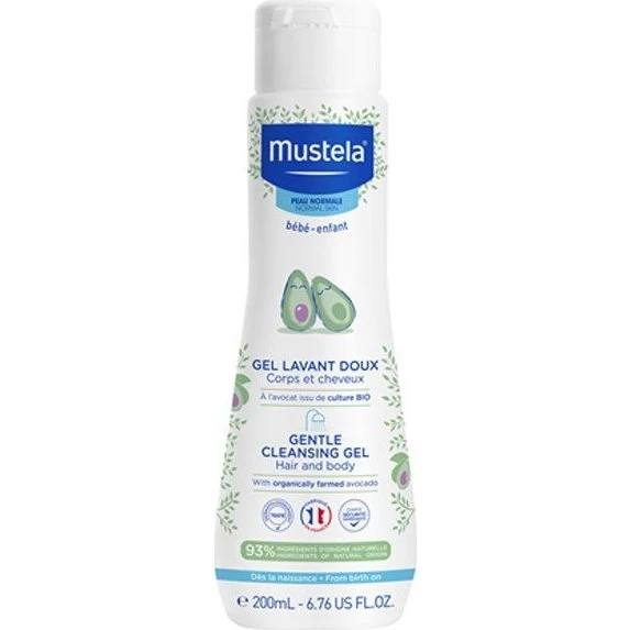 Mustela Gel de Baño Suave Dermolimpiador 200ml