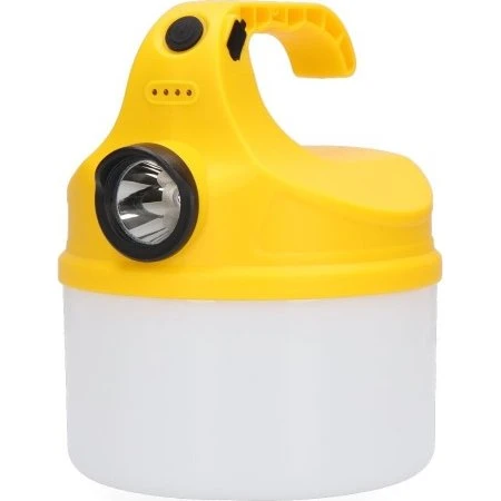 EDM Linterna/Farol Recargable 18W 500lm Azul/Blanco