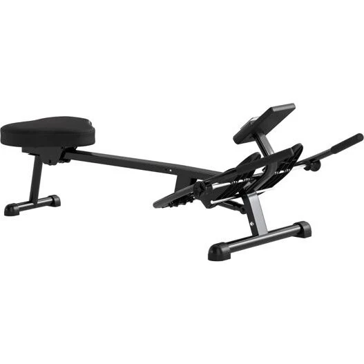 SPORTNOW Máquina de Remo Hidráulica, 12 Niveles, Negro