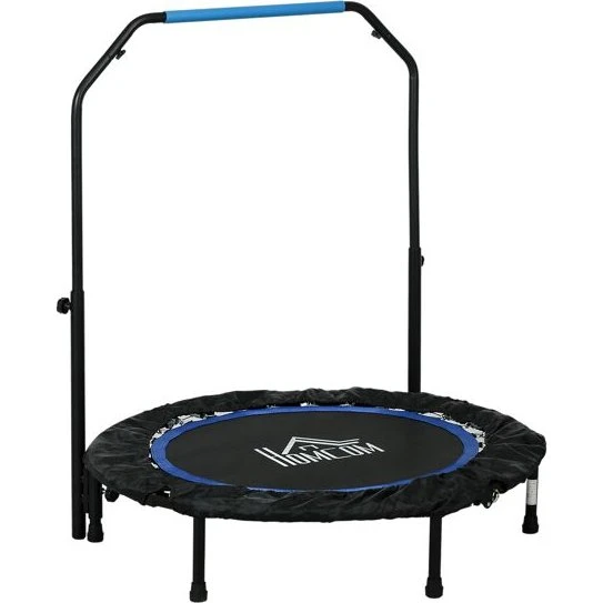 HOMCOM Trampolín Fitness 102 cm con Mango Ajustable