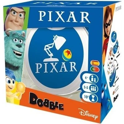 Dobble Pixar - Juego de Cartas de Agilidad Visual