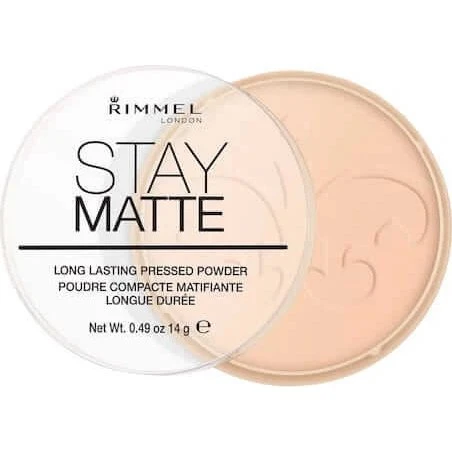Rimmel Stay Matte Polvos Compactos 006 Beige Cálido, 14 g