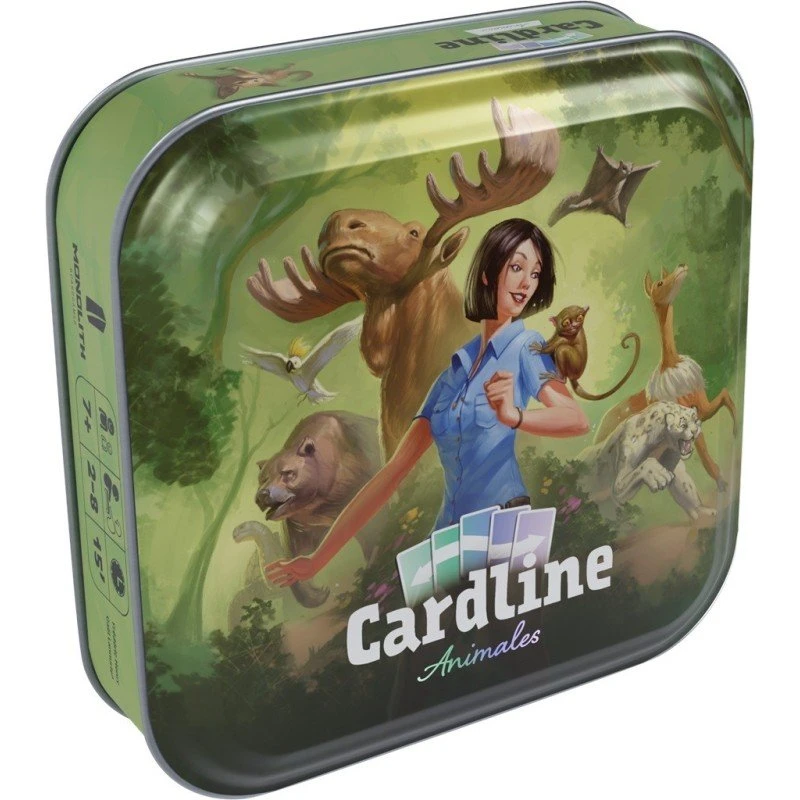 Cardline Animales 2 - Juego de Cartas de Asmodee