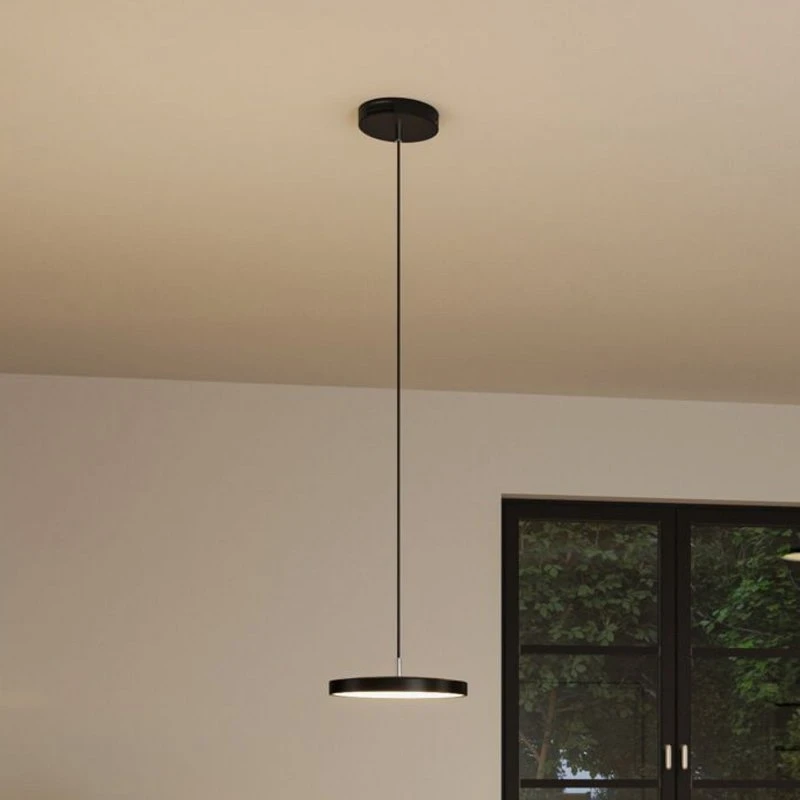 Lámpara colgante LED Paulmann Hildor ZigBee negra