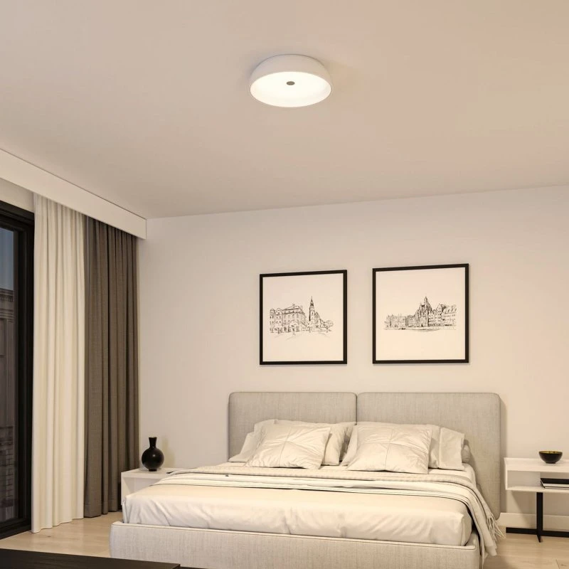 Paulmann Plafón LED Jaron Atenuable de 3 Pasos - Blanco Mate