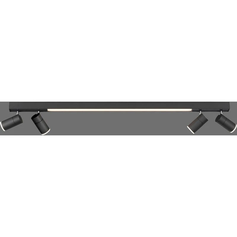 Lámpara LED de techo PURE Lines Spot, 120 cm, Grafito