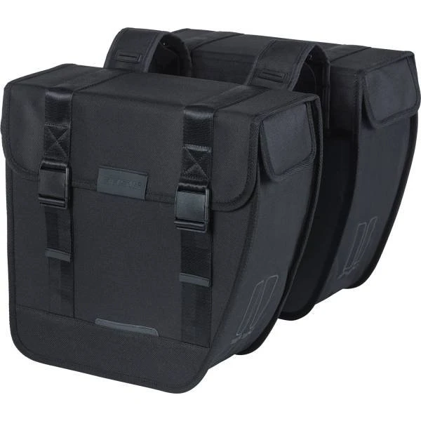 Basil Tour Doble Alforja 28L Negro