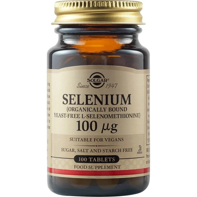 Solgar Selenio 100mcg - 100 Comprimidos (Sin Levadura)