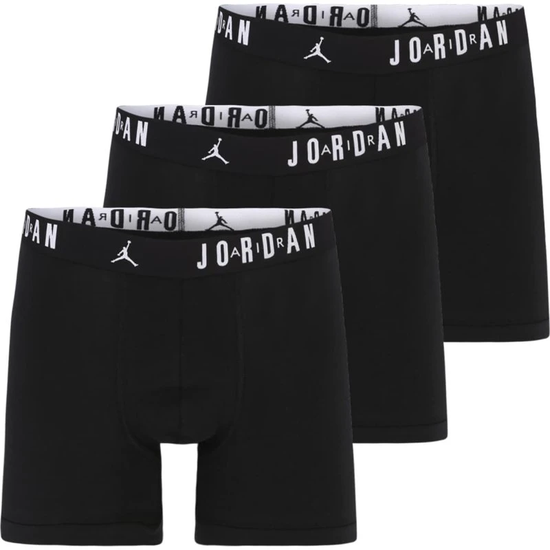 Jordan Flight Calzoncillos de Algodón Pack de 3 - Negro/Gris/Blanco
