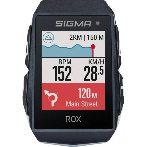 Sigma Rox 11.1 Evo GPS Navegador Ciclismo + Soporte Manillar Blanco