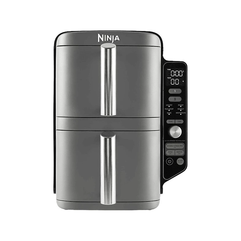 Ninja SL400EU Freidora de Aire Doble Vertical 9.5L - Gris
