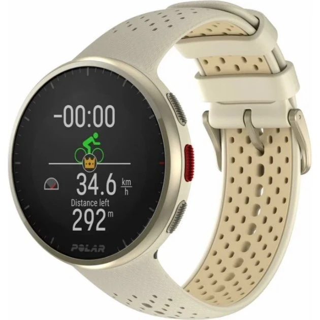 Polar Pacer Pro Beige - Reloj de Running con GPS y Barómetro