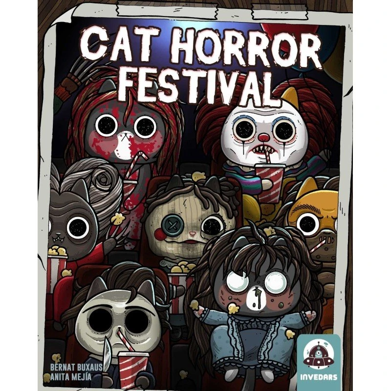 Asmodee Cat Horror Festival - Juego de Cartas