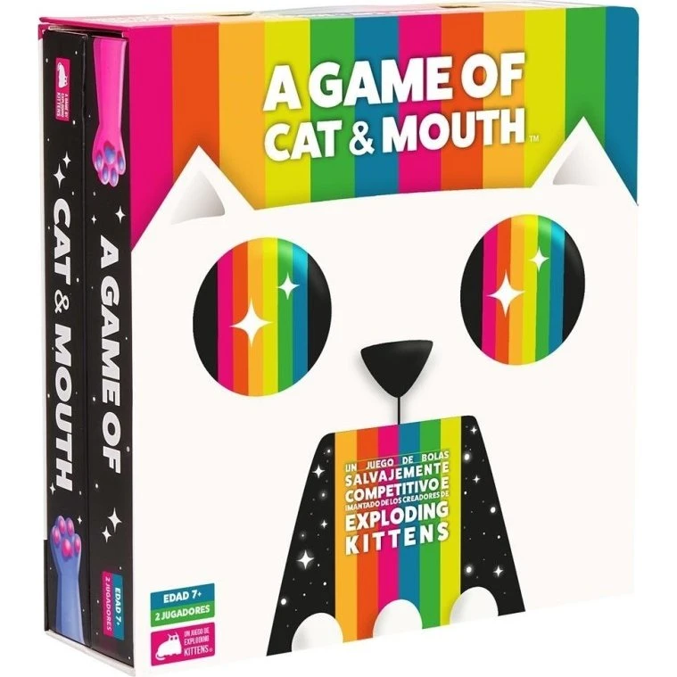 Asmodee A Game of Cat and Mouth - Juego de Mesa de Habilidad