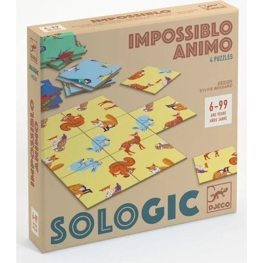Sologic: Impossiblo Animo - Juego de Mesa de Lógica para Niños