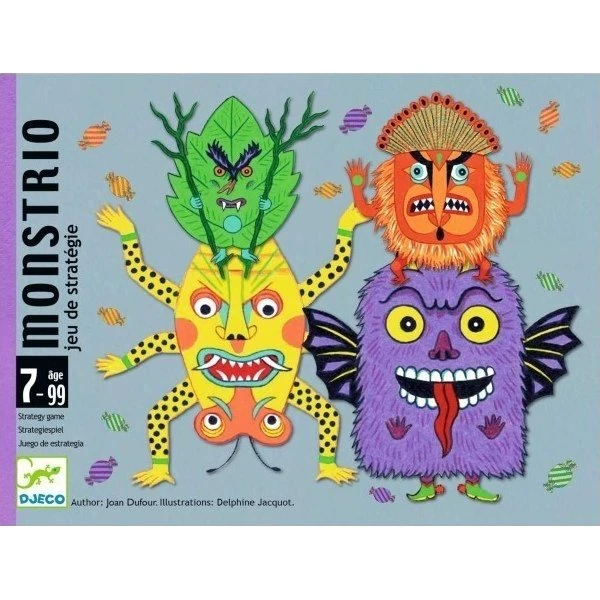 Cartas Monstrio - Juego de cartas de memoria para niños
