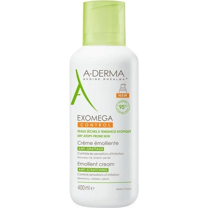 A-Derma Exomega Control Crema Emoliente para Piel Atópica 400 ml
