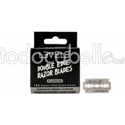 L3vel3 Cuchillas Doble Filo 100 Unids