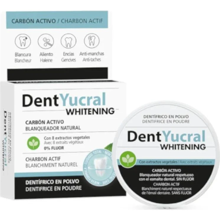 Dentyucral Polvo Dental Whitening Carbón Activo 50g