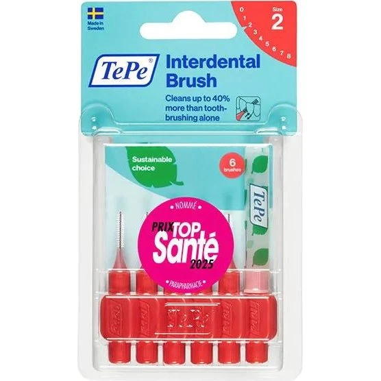TePe Interdental Rojo 0,5 mm 6 uds