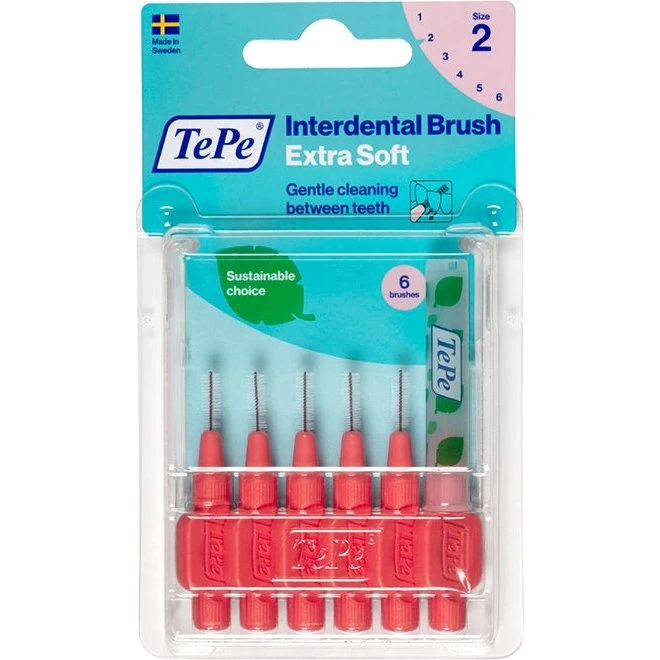 TePe Interdental Suave 0.5mm Rojo 6 Unidades