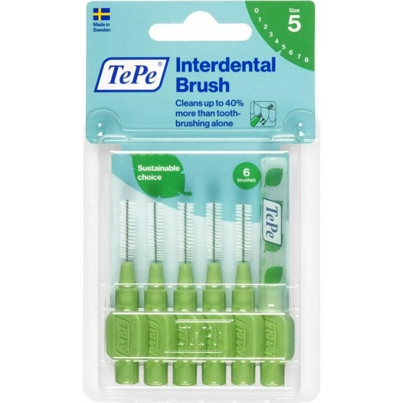 TePe Interdental Green 0.8mm 6 Unidades