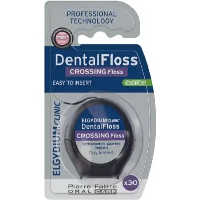 Elgydium Clinic Crossing Floss Negro