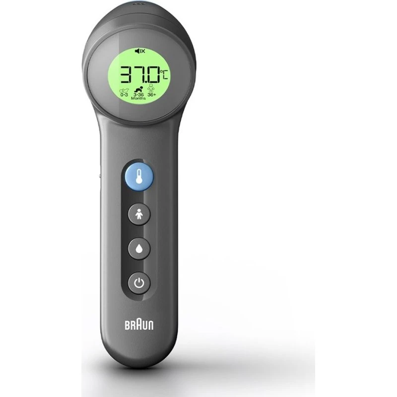 Braun BNT 400 BK Termómetro con Sensor Remoto Gris