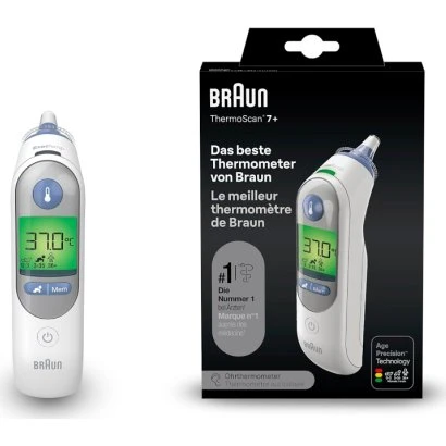 BRAUN ThermoScan 7+ Termómetro de Oído Infrarrojos