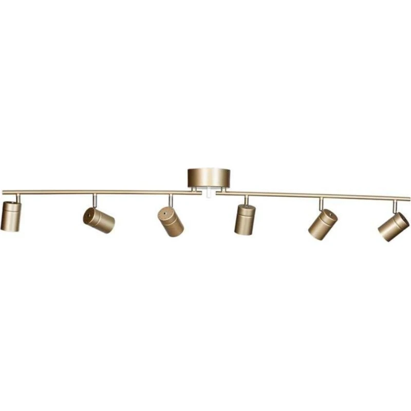 Rydéns Plafón Correct L124 Dorado - 6 Focos Moderno