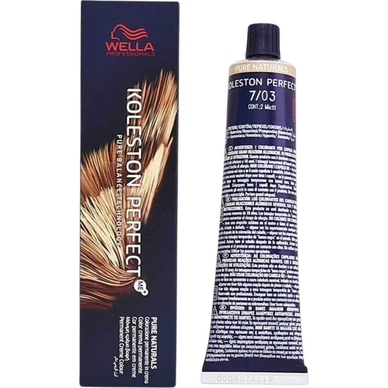 Wella Koleston Perfect ME+ Pure Naturals 7/03 60ml