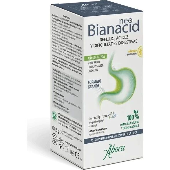 Aboca Neobianacid Limón, 70 Comprimidos