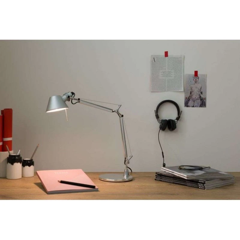 Artemide Tolomeo Micro Lámpara de Sobremesa en Aluminio